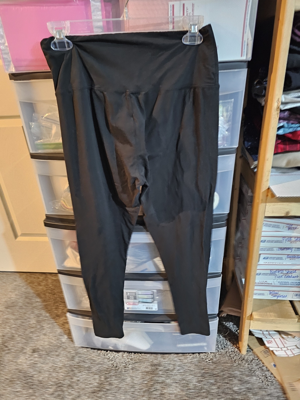 High-Rise Black Women's Leggings